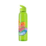 Elevate Your Hydration with our Hand-painted Watercolour Lotus Water Bottle