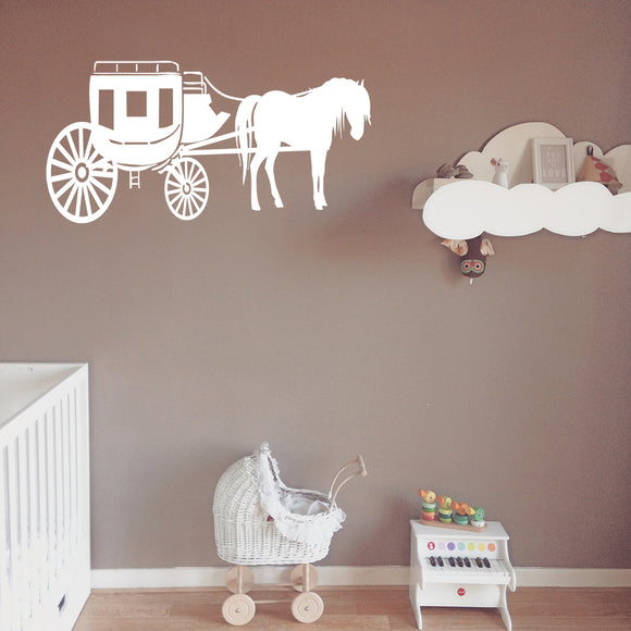 Horse and carriage | Wall decal - Adnil Creations