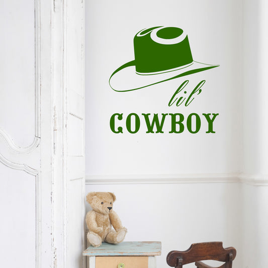 Lil cowboy | Wall quote - Adnil Creations