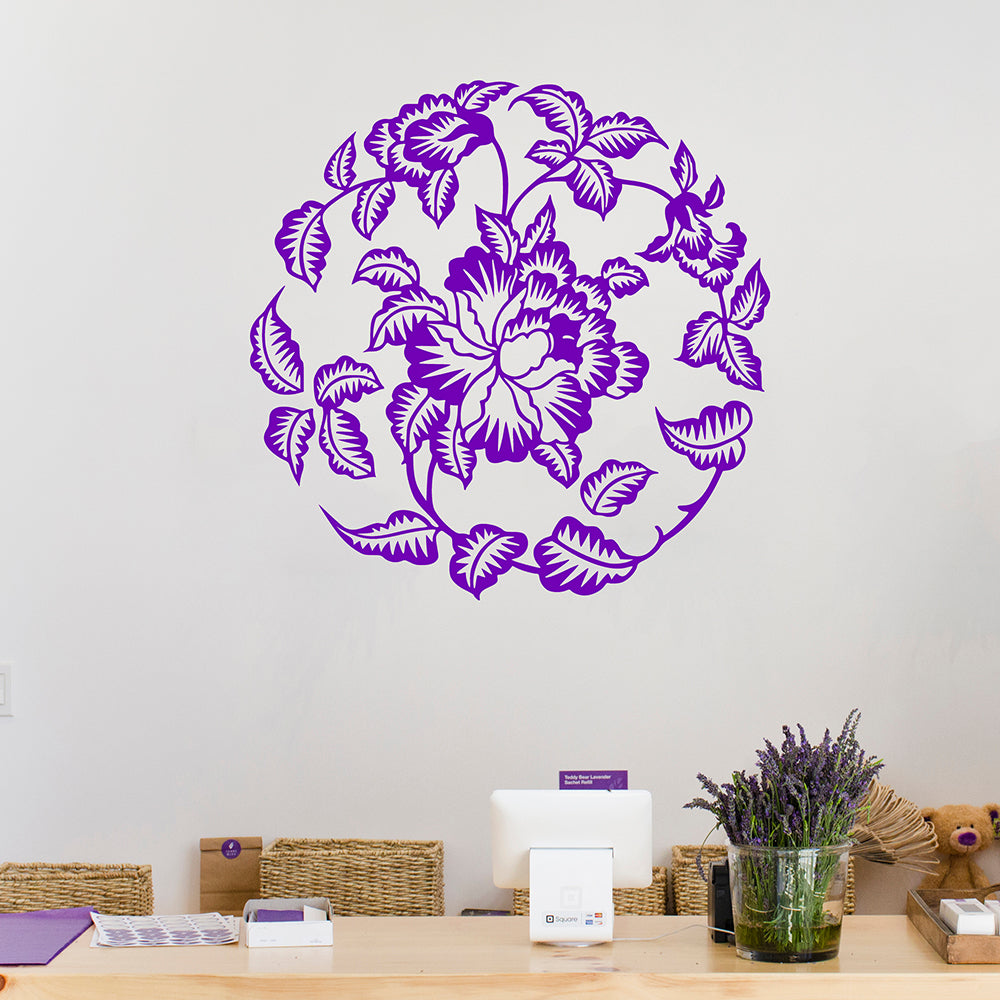 Flower mandala | Wall decal - Adnil Creations