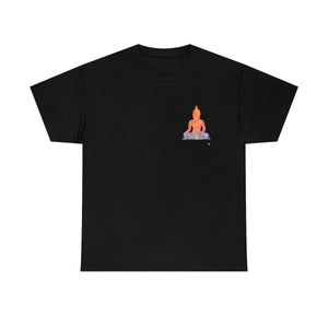 Watercolour Buddha Yoga Tee | Unisex Heavy Cotton Tee