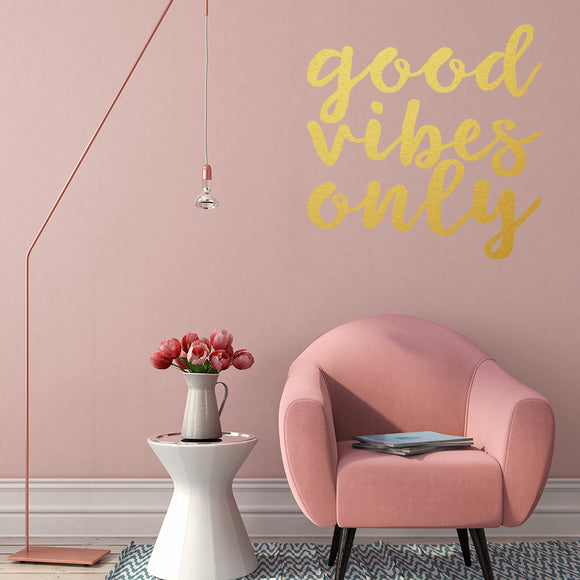 Good vibes only | Wall quote - Adnil Creations