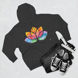 Watercolour Lotus Yoga Hoodie | Unisex Premium Pullover Hoodie