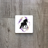 Unicorn in a floral frame | Ceramic mug - Adnil Creations