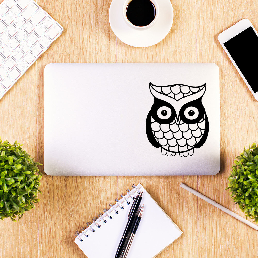 Cute owl | Laptop decal - Adnil Creations