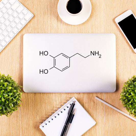 Dopamine molecule | Laptop decal - Adnil Creations