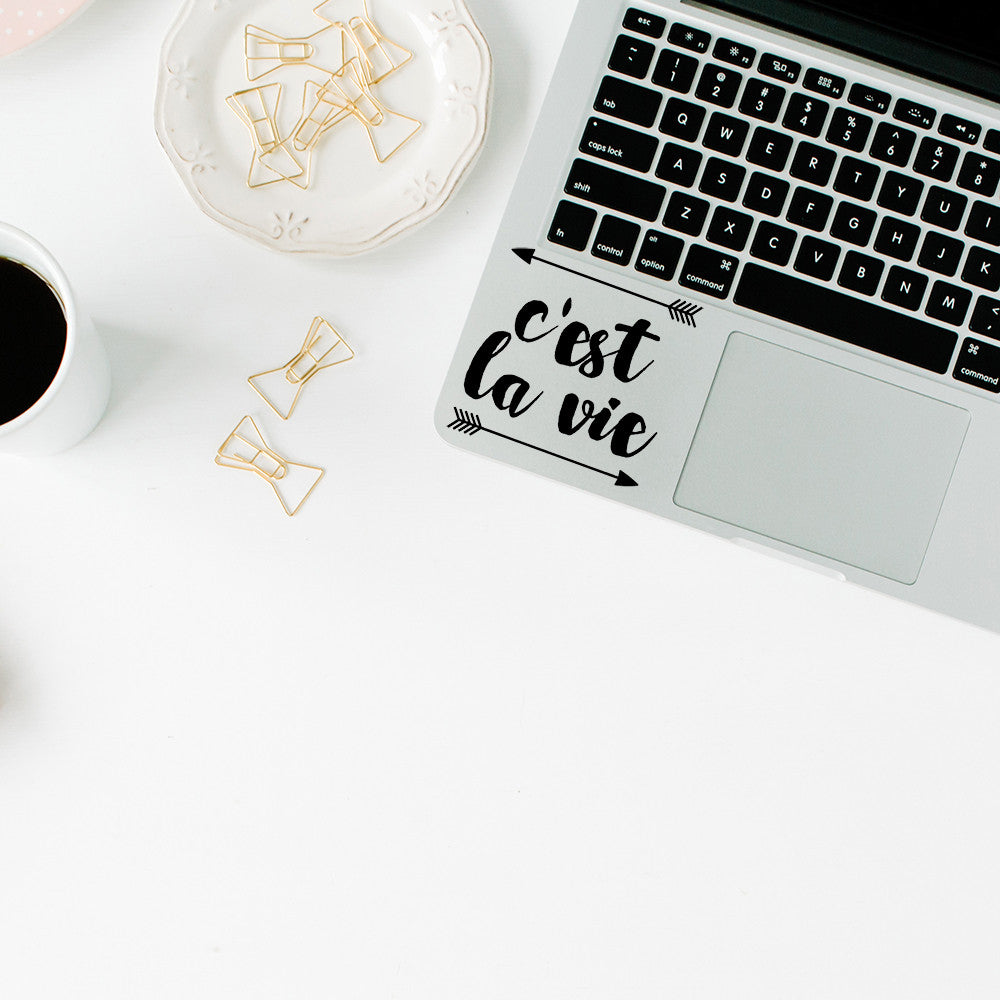 C'est La Vie | Trackpad decal - Adnil Creations