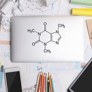 Caffeine molecule | Laptop decal - Adnil Creations