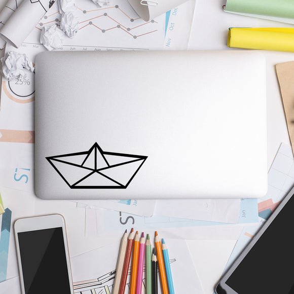 Origami boat | Laptop decal - Adnil Creations