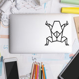 Geometric frog | Laptop decal - Adnil Creations