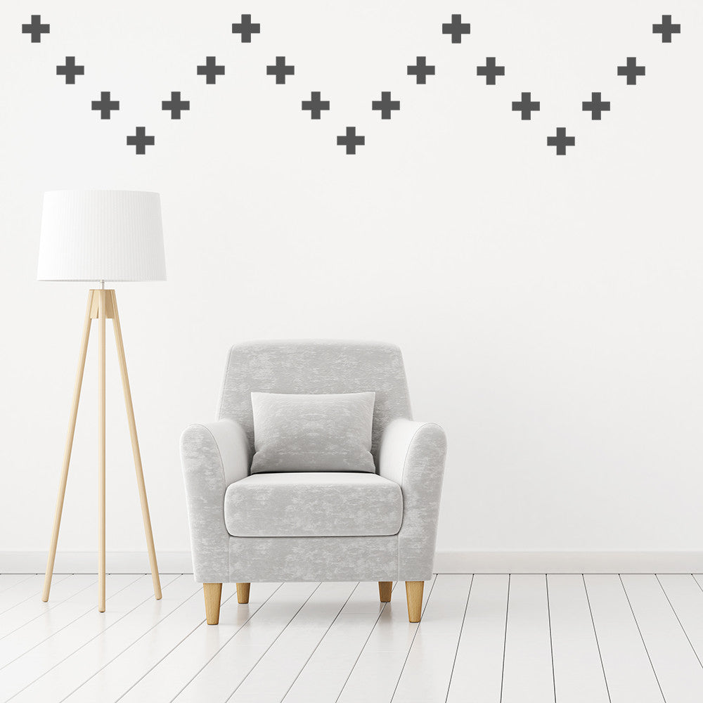 Set of 50 crosses | Wall pattern - Adnil Creations