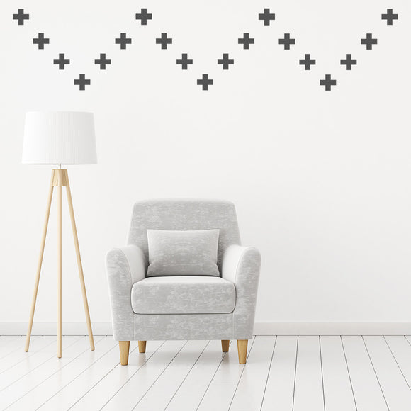 Set of 50 crosses | Wall pattern - Adnil Creations