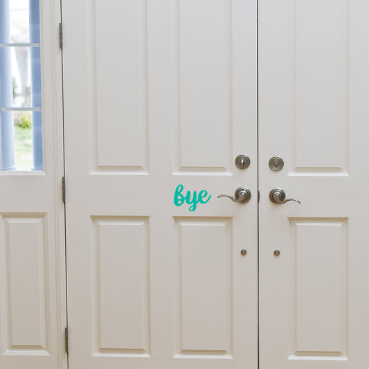 Bye | Door decal - Adnil Creations
