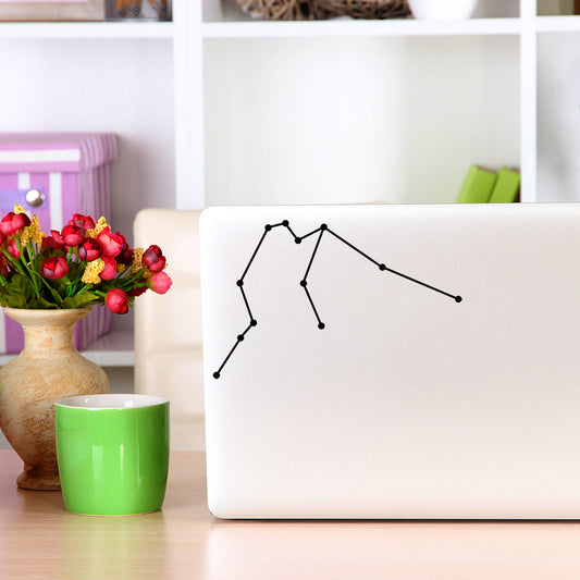 Aquarius constellation | Laptop decal - Adnil Creations