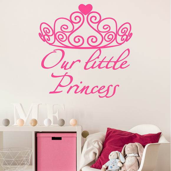 Our little princess | Wall quote - Adnil Creations