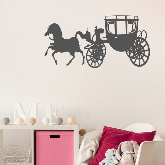 Horse and carriage | Wall decal - Adnil Creations