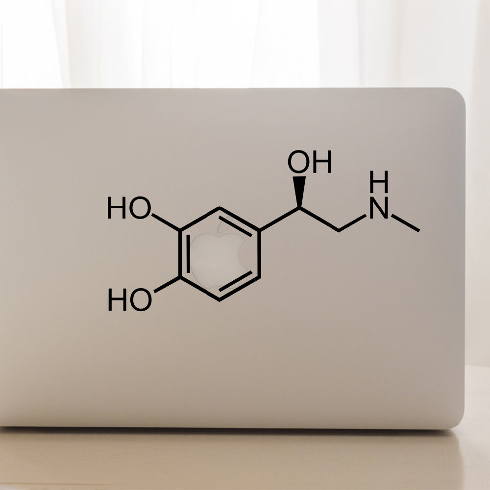 Adrenaline molecule | Laptop decal - Adnil Creations