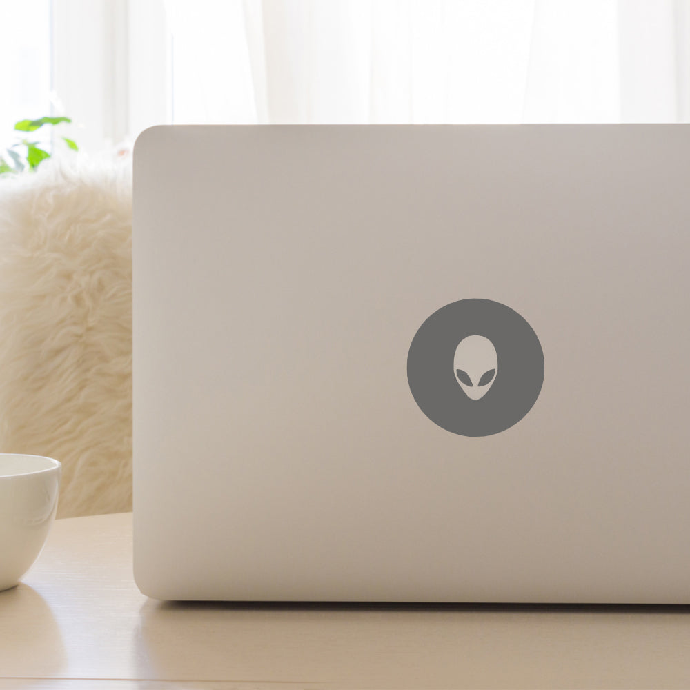 Alien face | Laptop decal - Adnil Creations