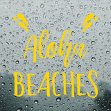 Aloha beaches | Bumper sticker - Adnil Creations