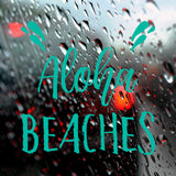 Aloha beaches | Bumper sticker - Adnil Creations