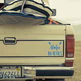Aloha beaches | Bumper sticker - Adnil Creations