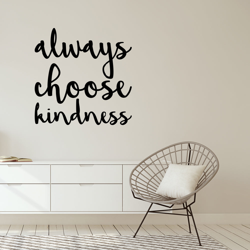 Always choose kindness | Wall quote - Adnil Creations