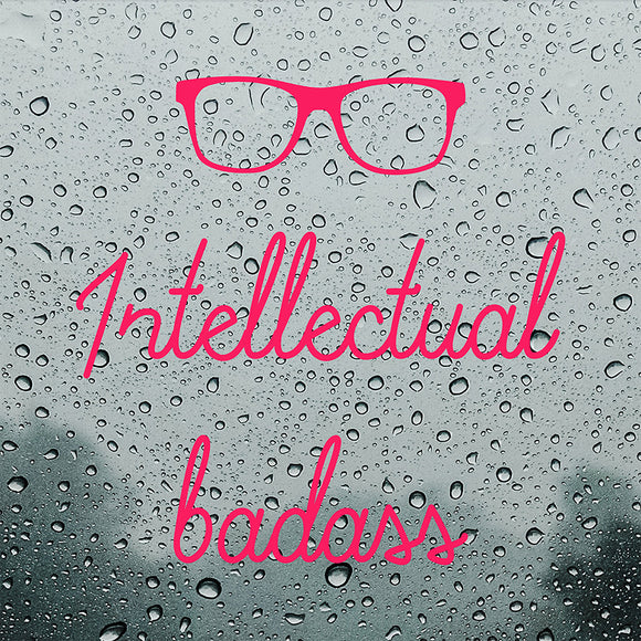 Intellectual badass | Bumper sticker - Adnil Creations