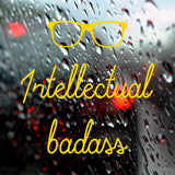 Intellectual badass | Bumper sticker - Adnil Creations