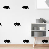 Set of 50 grizzly bears | Wall pattern - Adnil Creations