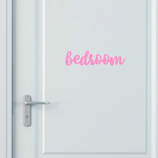 Bedroom | Door decal - Adnil Creations