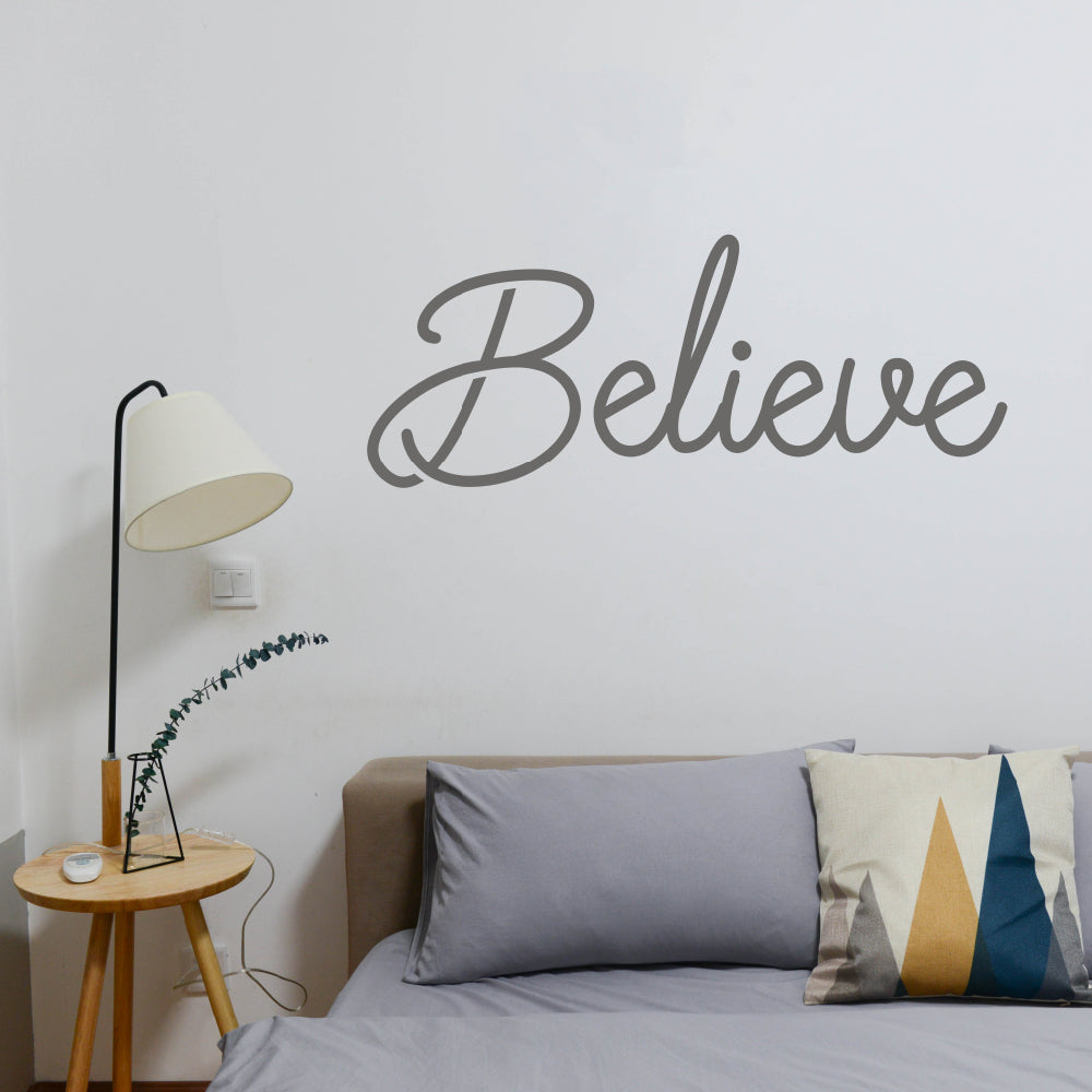 Believe | Wall quote - Adnil Creations