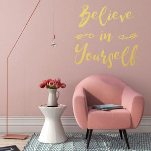 Believe in yourself | Wall quote - Adnil Creations