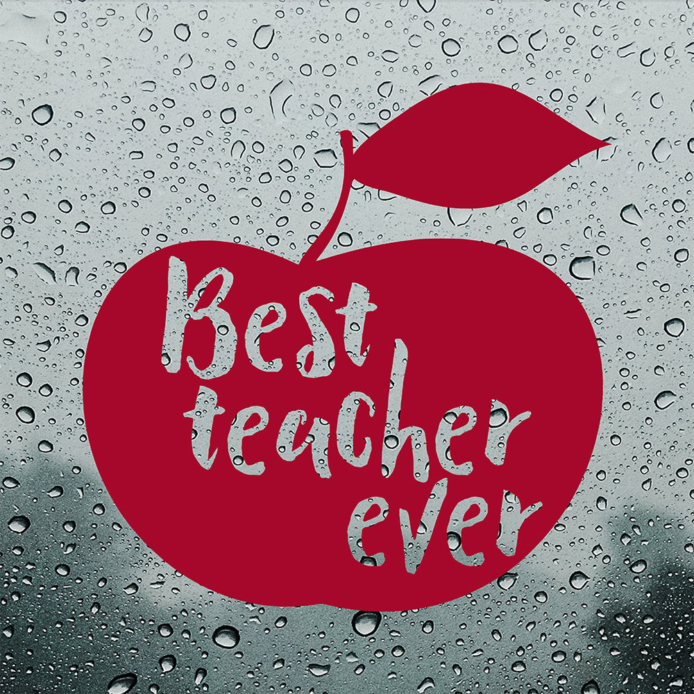 Best teacher ever | Bumper sticker - Adnil Creations