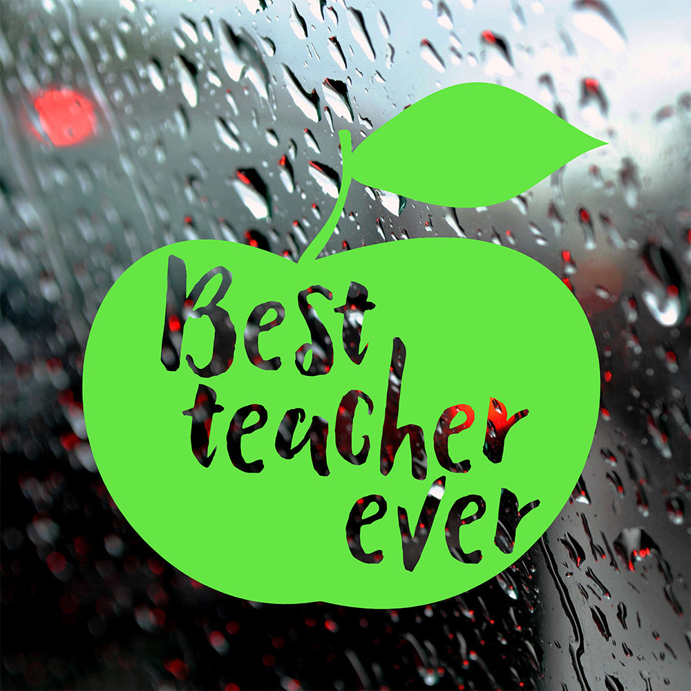 Best teacher ever | Bumper sticker - Adnil Creations
