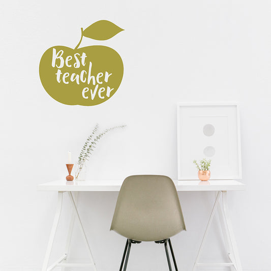 Best teacher ever | Wall quote - Adnil Creations