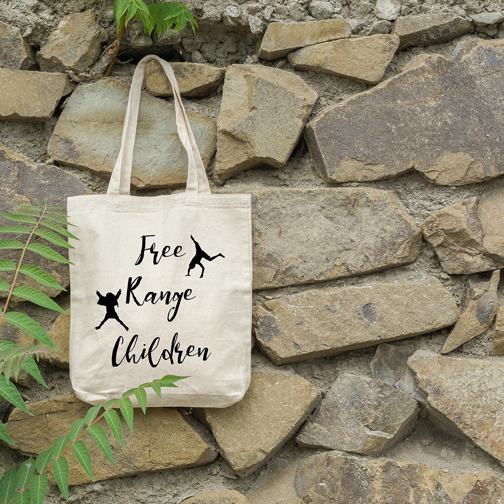 Free range children | 100% Cotton tote bag - Adnil Creations