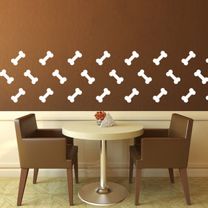 Set of 50 dog bones | Wall pattern - Adnil Creations