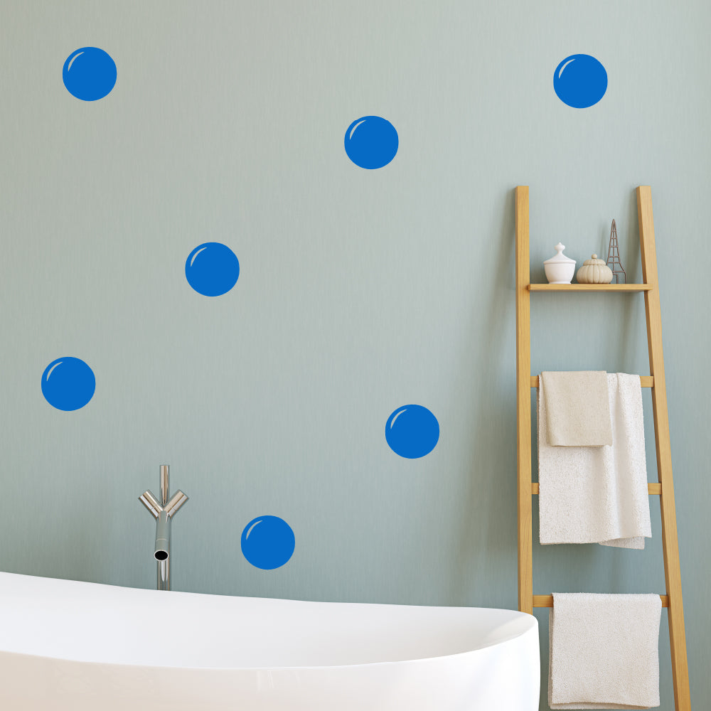Set of 50 bathroom bubbles | Wall pattern - Adnil Creations