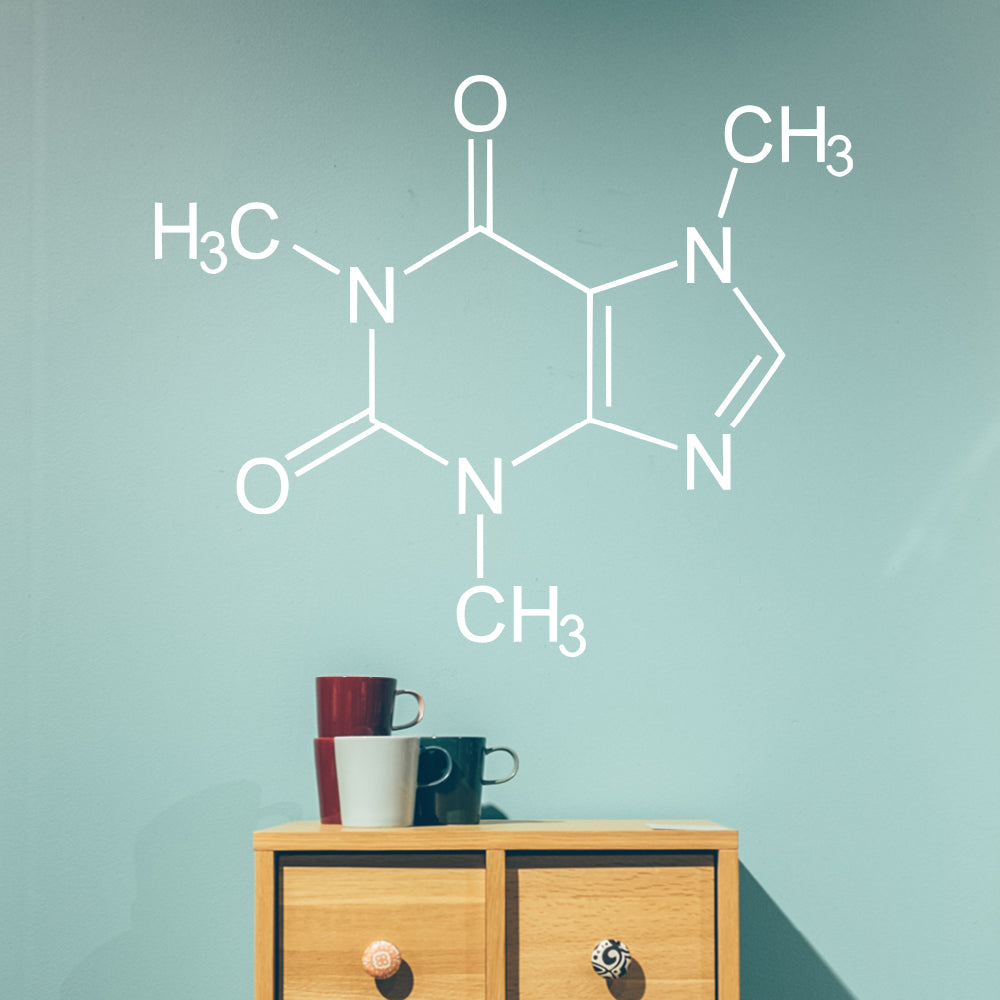 Caffeine molecule | Wall decal