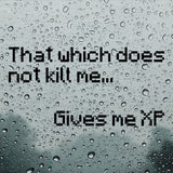 That which does not kill me gives me XP | Bumper sticker - Adnil Creations