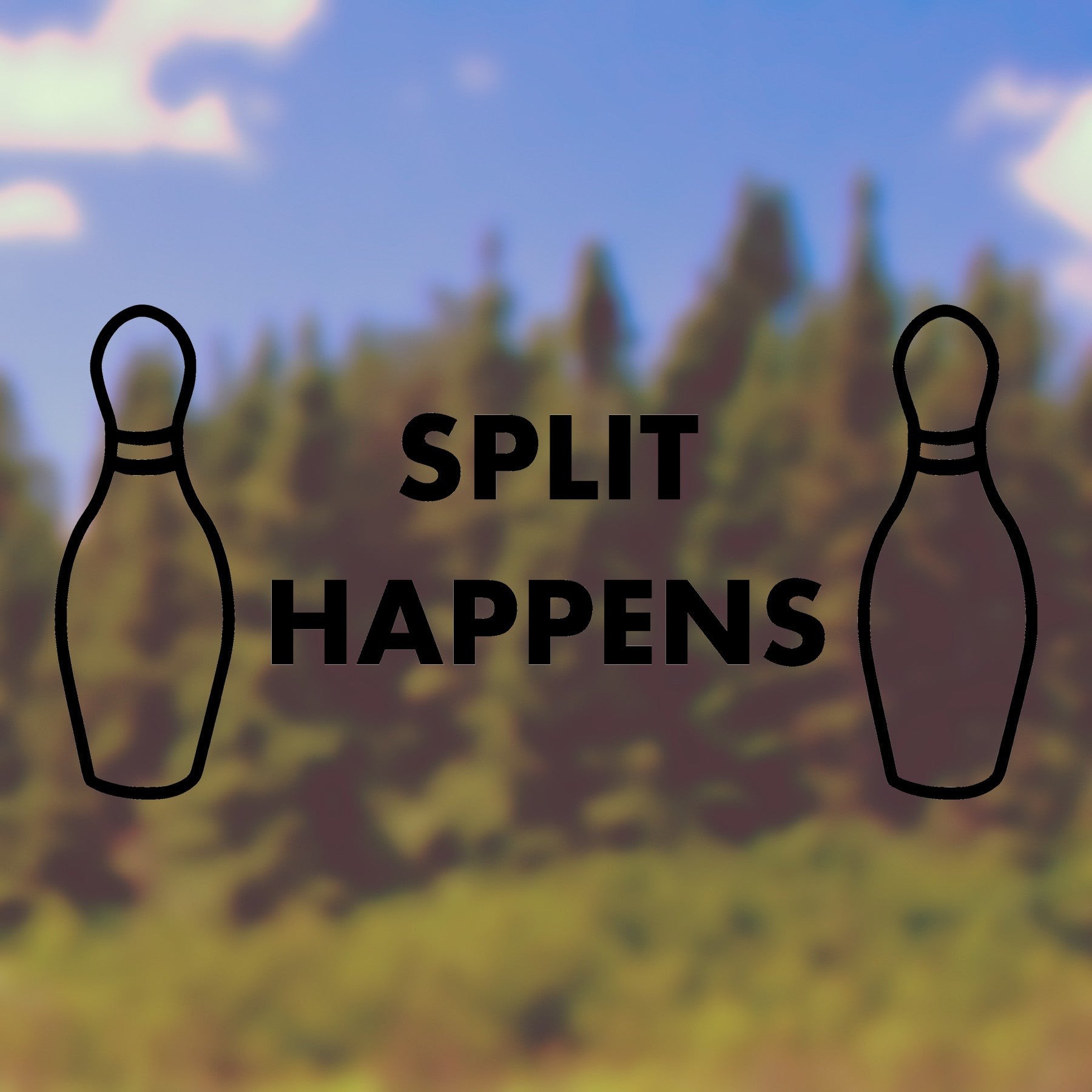 Split happens | Bumper sticker - Adnil Creations