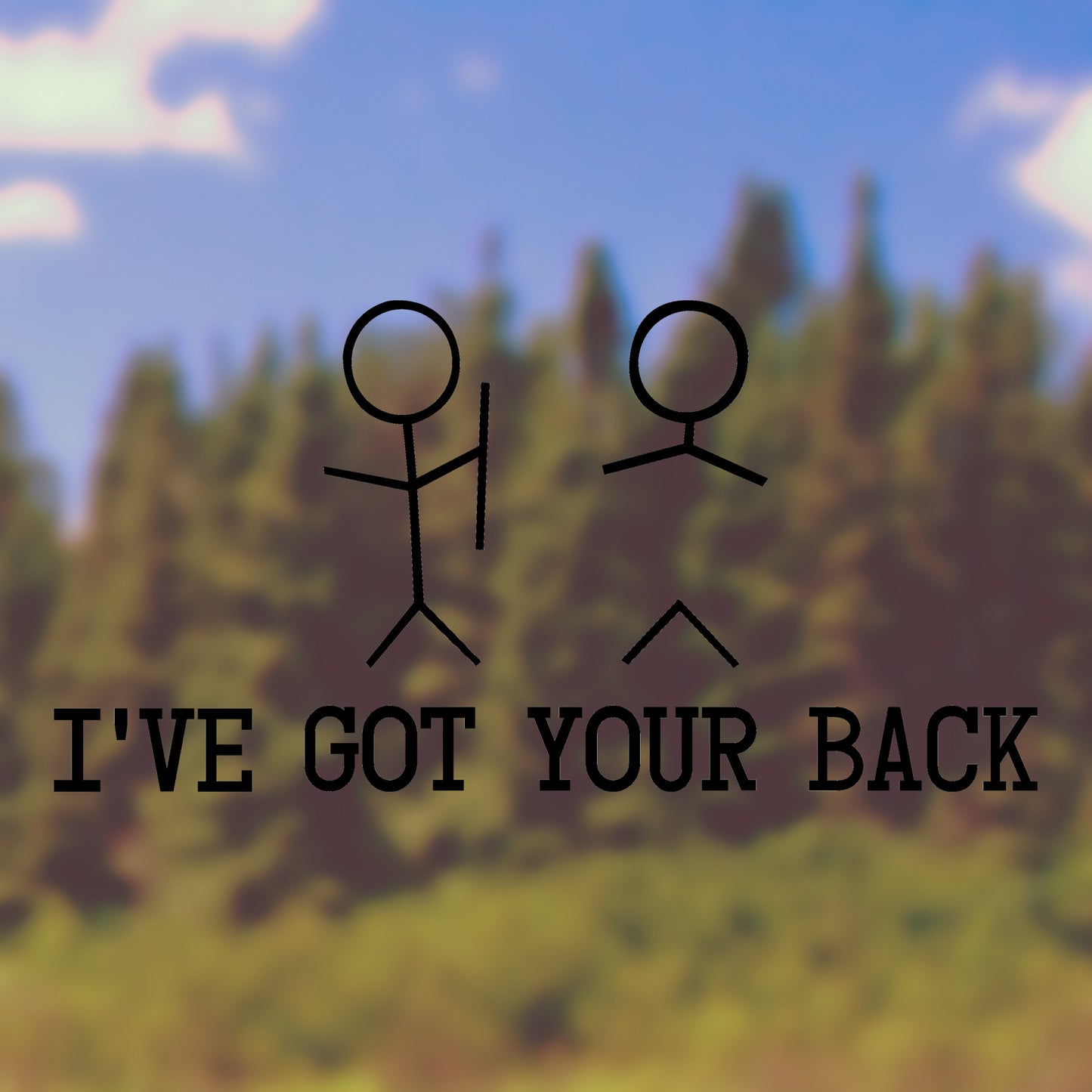 I've got your back | Bumper sticker - Adnil Creations