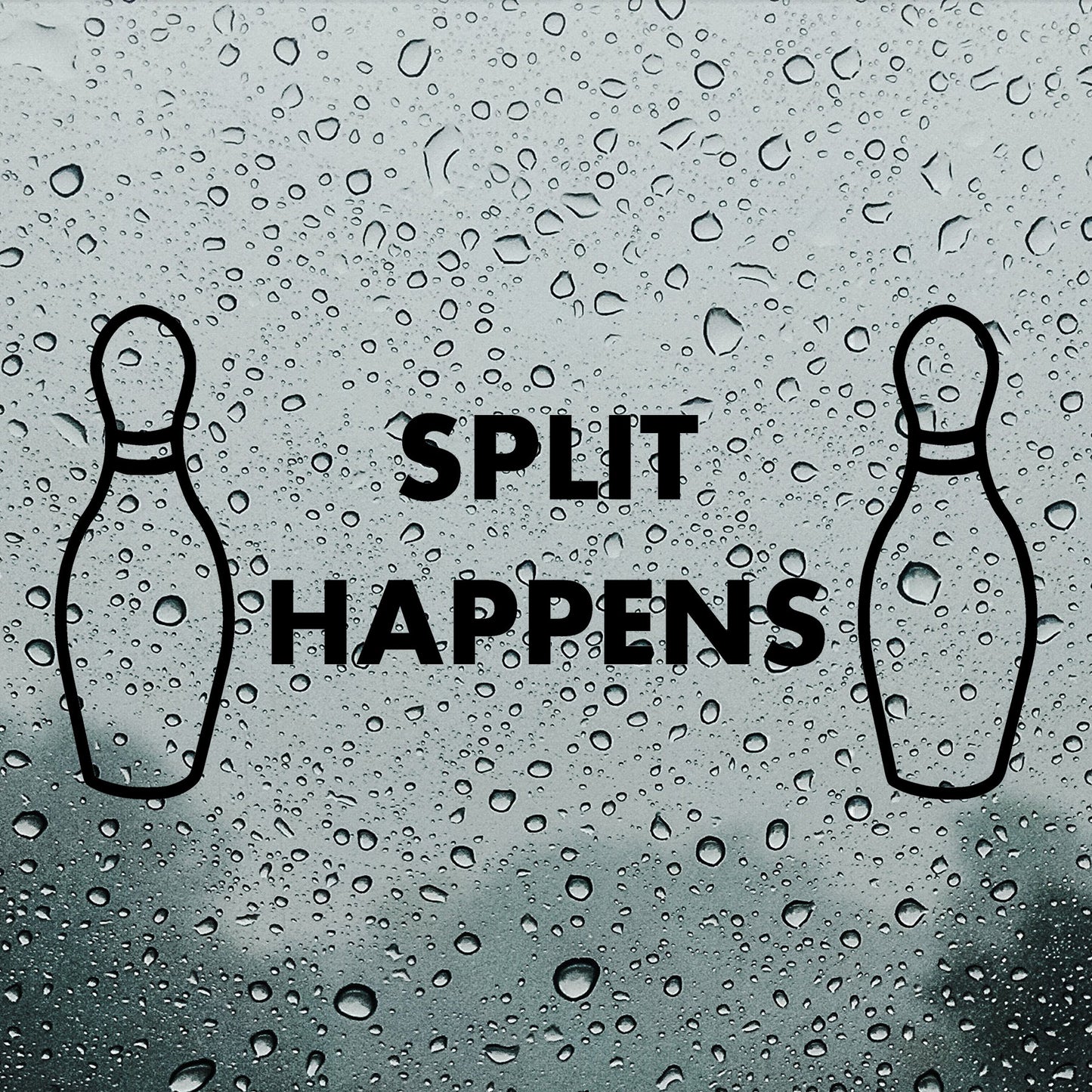 Split happens | Bumper sticker - Adnil Creations