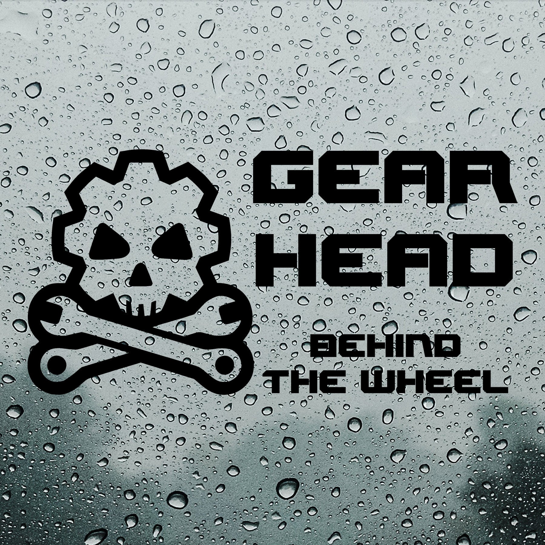 Gearhead behind the wheel | Bumper sticker - Adnil Creations