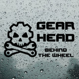 Gearhead behind the wheel | Bumper sticker - Adnil Creations