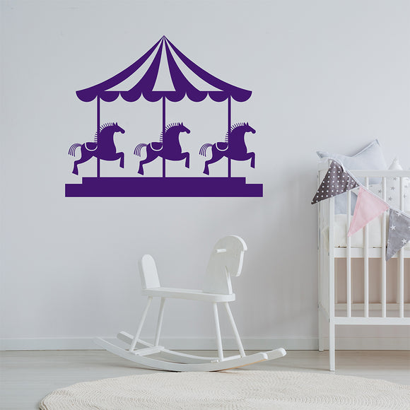 Funfair carousel | Wall decal - Adnil Creations