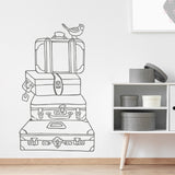 Vintage suitcases | Wall decal - Adnil Creations