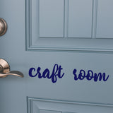 Craft room | Door decal - Adnil Creations