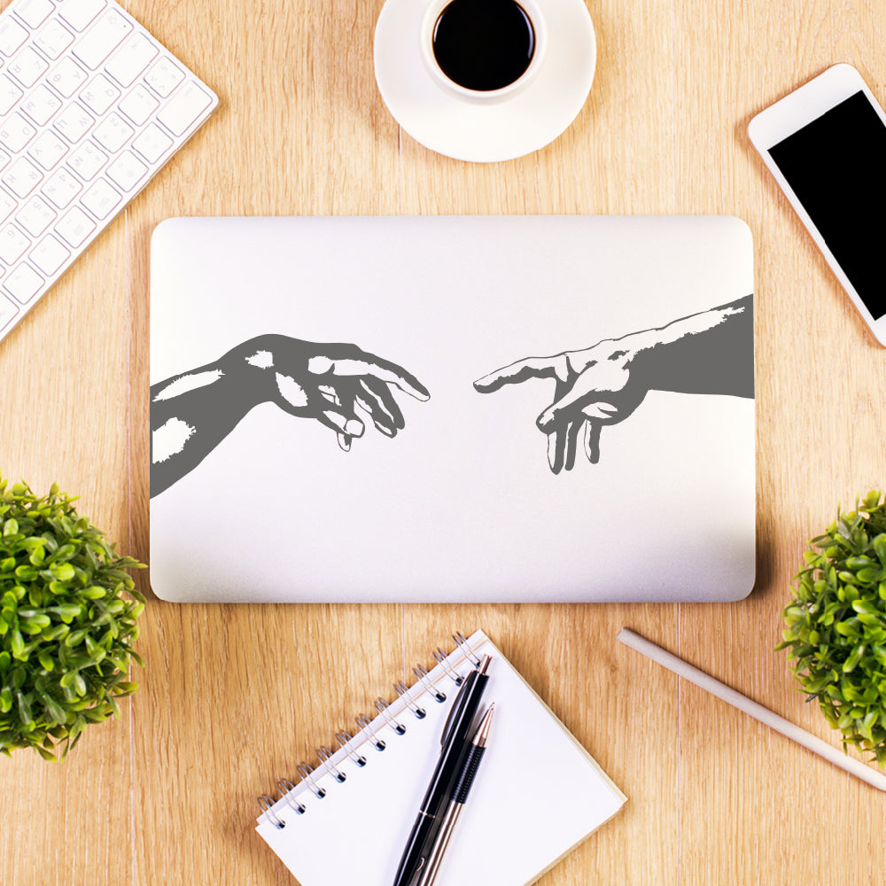 The creation of Adam | Laptop decal - Adnil Creations