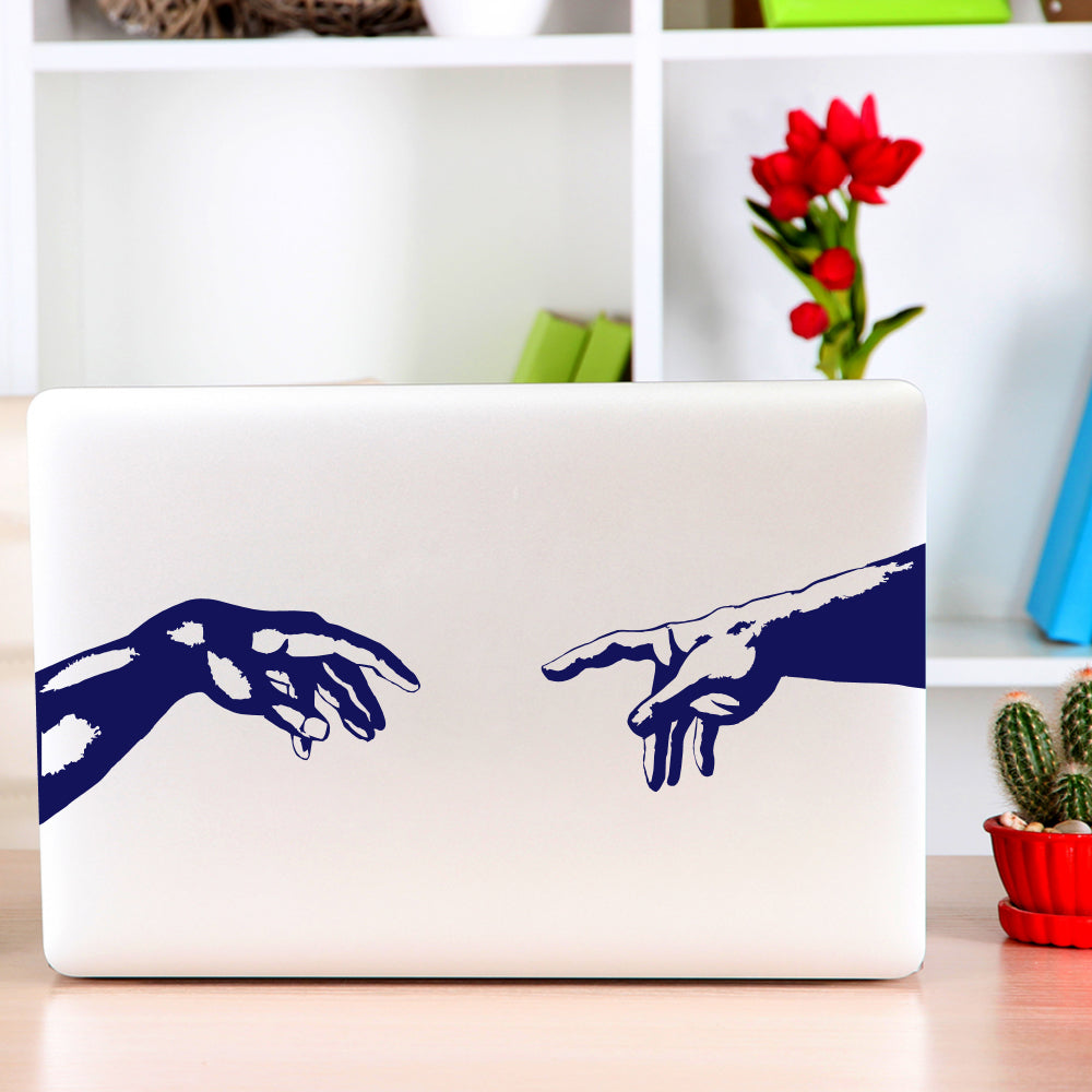 The creation of Adam | Laptop decal - Adnil Creations
